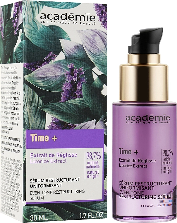 Academie Коригувальна сироватка для вирівнювання тону Visage Time+ Even Tone Restructuring Serum - фото N2