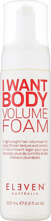 Eleven Australia Піна для об'єму волосся I Want Body Volume Foam - фото N1