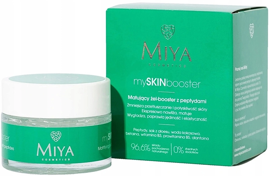 Miya Cosmetics Матирующий гель-бустер для лица My Skin Booster - фото N1