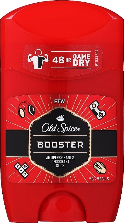 OLD SPICE Твердый дезодорант-антиперспирант Booster Deodorant Stick - фото N1