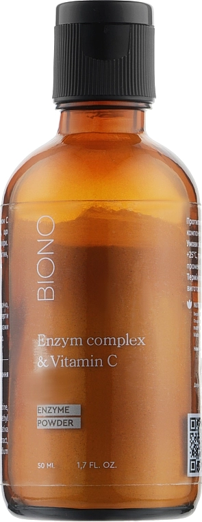 Biono Ензимна пудра для вмивання обличчя з вітаміном С Enzym Complex & Vitamin C Enzyme Powder - фото N3