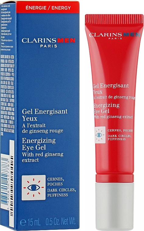 Гель для усунення слідів стомленості під очима чоловічий - Clarins Men Energizing Eye Gel, 15 мл - фото N1