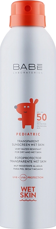 BABE Laboratorios Дитячий сонцезахисний спрей з матувальним ефектом SPF50+ Pediatric Wet Skin - фото N1