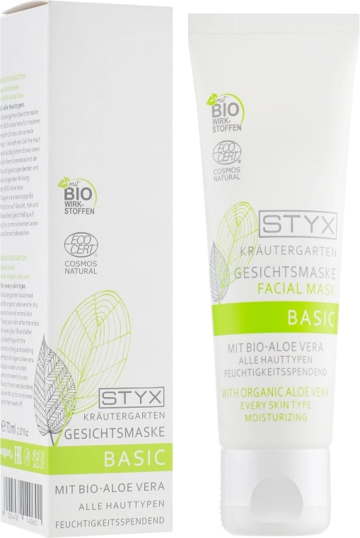 Styx Naturcosmetic Крем-маска для лица "Алоэ Вера" Aloe Vera Face Mask - фото N1