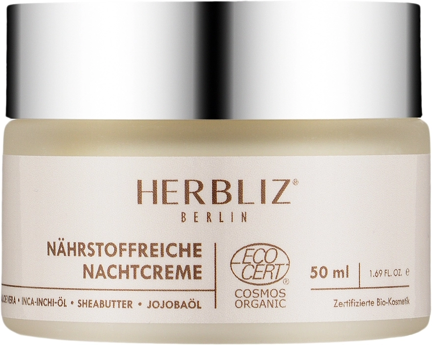 Herbliz Питательный ночной крем для лица Nourishing Night Cream - фото N1