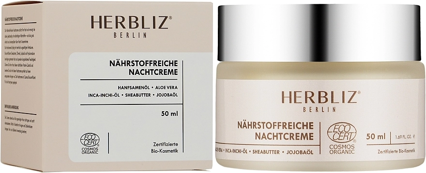 Herbliz Поживний нічний крем для обличчя Nourishing Night Cream - фото N2