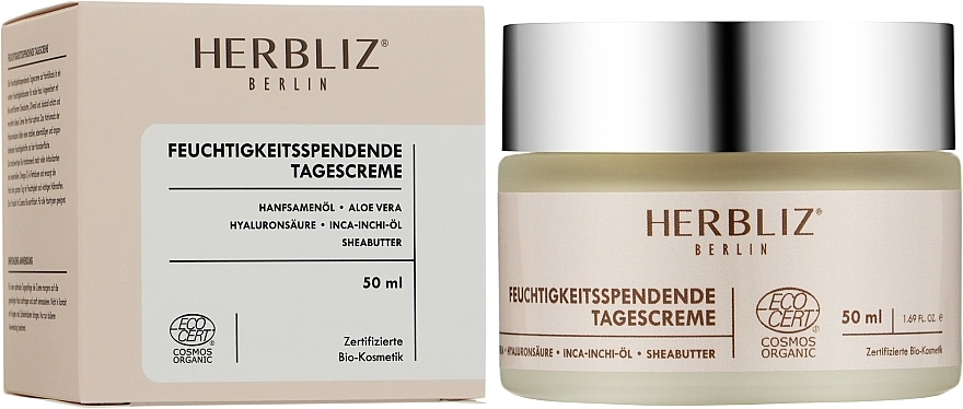 Herbliz Увлажняющий дневной крем для лица Hydrating Day Cream - фото N2