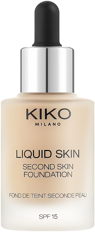 Kiko Milano Liquid Skin Second Skin Foundation Тональна основа - фото N1