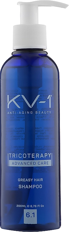 KV-1 Шампунь проти жирності волосся 6.1 Tricoterapy Greasy Hair Shampoo - фото N1
