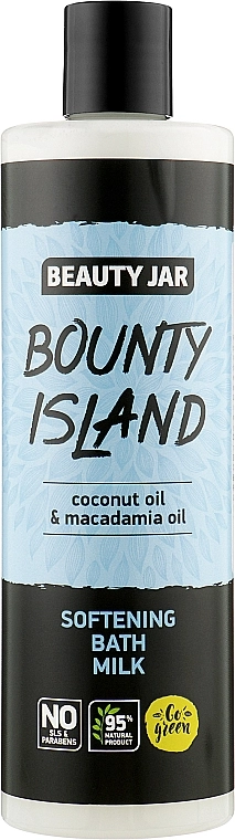 Beauty Jar Смягчающая молочная пена для ванны с маслом кокоса и маслом макадамии Bounty Island Softening Bath Milk - фото N1