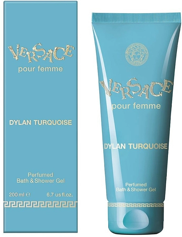 Versace Dylan Turquoise Bath & Shower Gel Гель для душа - фото N1