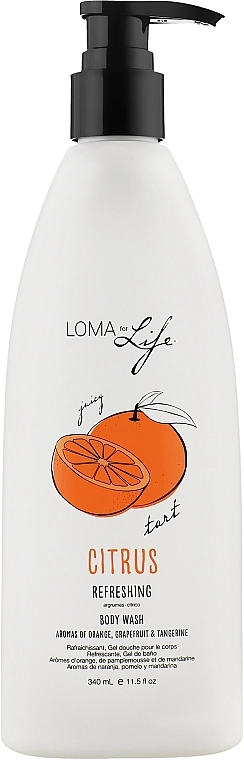 Loma Гель для душа "Цитрус" For Life Citrus Body Wash - фото N1
