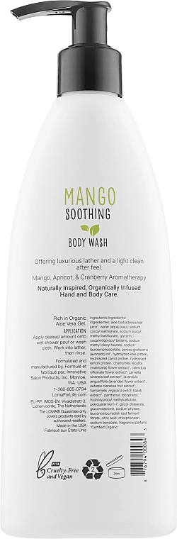 Loma Гель для душа "Манго" For Life Mango Body Wash - фото N2