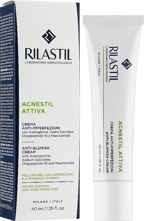 Rilastil Крем для проблемної шкіри, схильної до акне Acnestil Attiva - фото N2