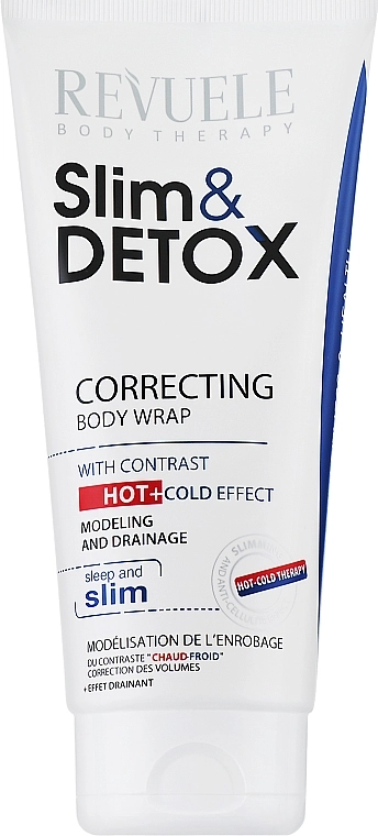 Revuele Обёртывание для коррекции фигуры с горячим и холодным эффектом Slim & Detox Correcting Body Wrap With Contrast Hot+Cold Effect - фото N1