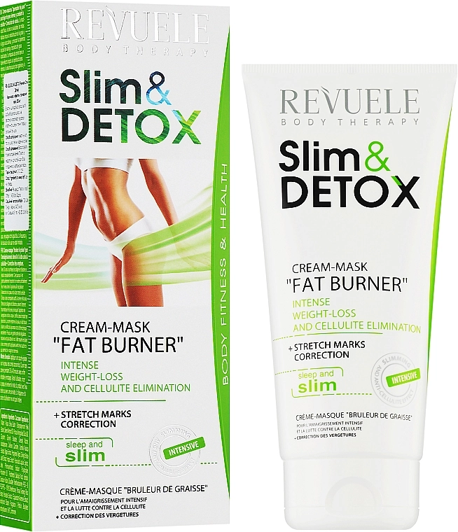 Revuele Крем-маска для сжигания жира Slim & Detox Cream Mask Fat Burner - фото N2