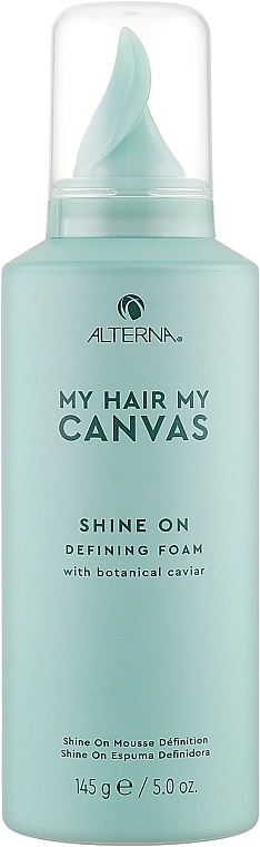 Alterna Пенка для придания волосам гладкости и блеска My Hair My Canvas Shine On Defining Foam - фото N1