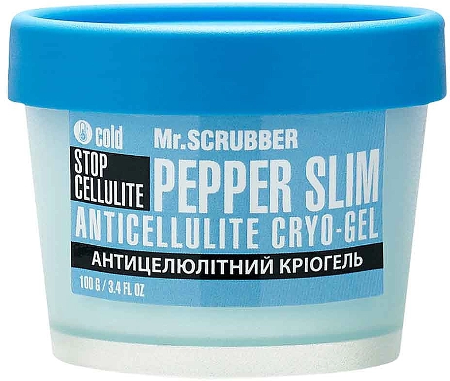 Mr.Scrubber Антицеллюлитный крио-гель для тела Stop Cellulite Pepper Slim Anticellulite Cryo-Gel - фото N1