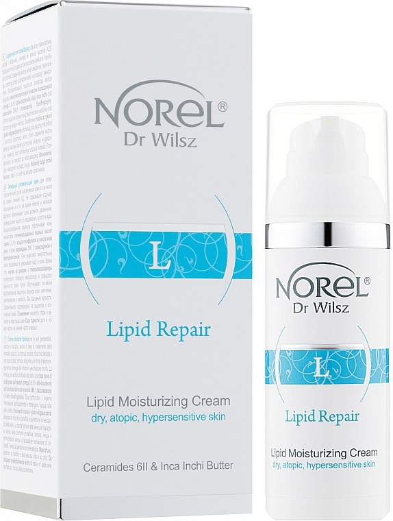 Norel Липидный увлажняющий крем для лица и шеи Lipid Repair Moisturising Creme - фото N2