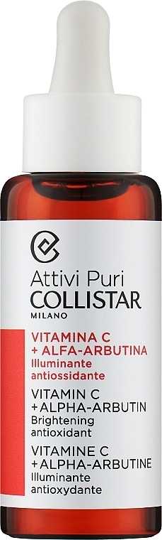 Collistar Сыворотка для лица с витамином С и альфа-арбутином Pure Actives Vitamin C+Alpha-Arbutin - фото N1