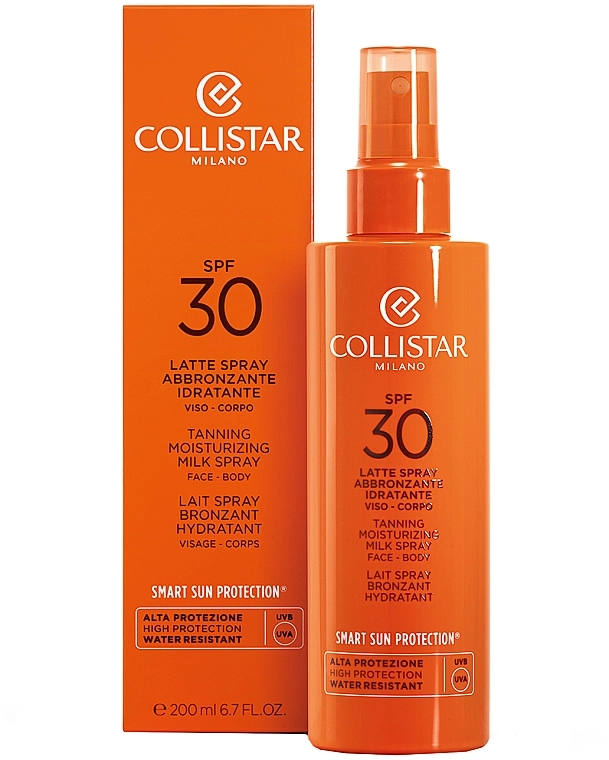 Collistar Спрей для загара Tanning Moisturizing Milk Spray SPF 30 - фото N2