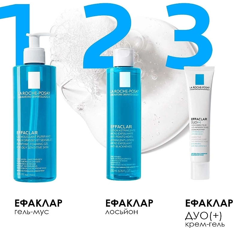 La Roche-Posay Коригуючий засіб комплексної дії для жирної проблемної шкіри Effaclar Duo + - фото N11