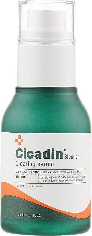 Успокаивающая сыворотка для проблемной кожи - Missha Cicadin Blemish Clearing Serum, 30 мл - фото N1