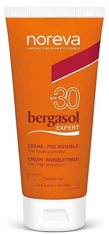 Noreva Laboratoires Сонцезахисний крем Bergasol Expert Invisible Finish Cream SPF 30+ - фото N2