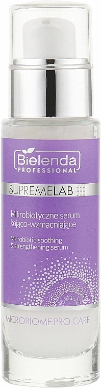 Bielenda Professional Заспокійлива й зміцнювальна мікробіотична сироватка SupremeLab Microbiome Pro Care Microbiotic Soothing&Strengthening Serum - фото N1