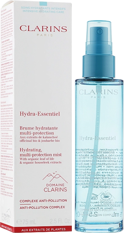 Clarins Увлажняющий мист для лица Hydra-Essentiel Hydrating Multi-Protection Face Mist - фото N2