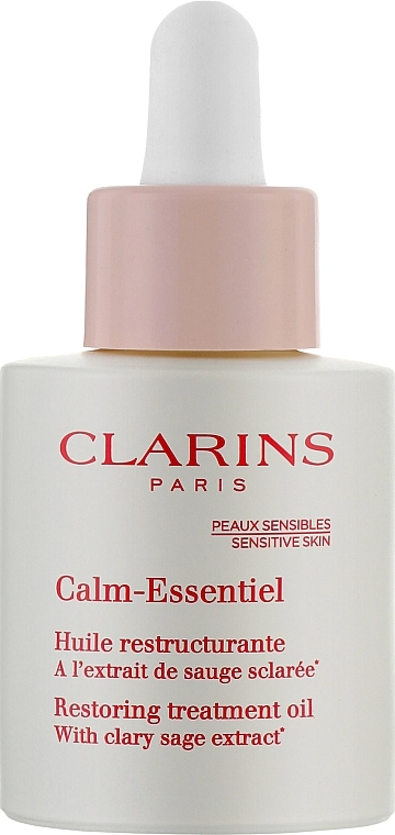 Clarins Восстанавливающее масло для чувствительной кожи Calm-Essentiel Restoring Treatment Face Oil - фото N1