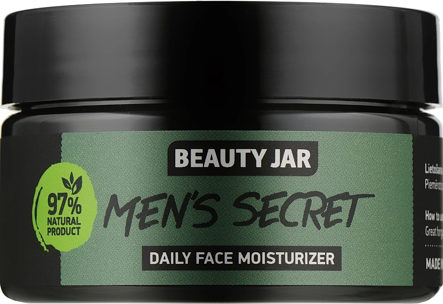 Beauty Jar Увлажняющий крем для лица Men’s Secret Daily Face Moisturizer - фото N1