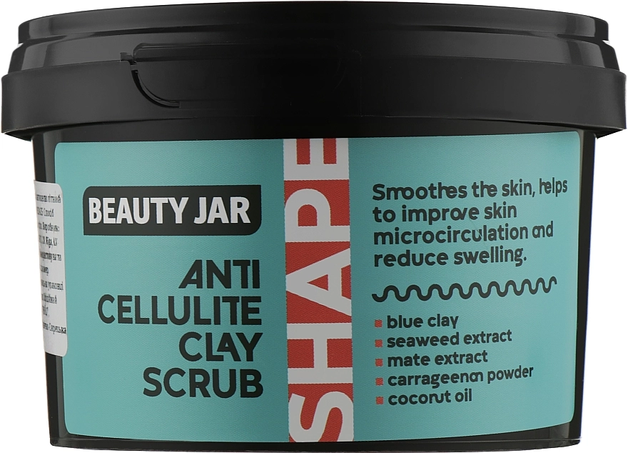 Beauty Jar Антицеллюлитный глиняный скраб для тела Shape Anti-Cellulite Clay Scrub - фото N1