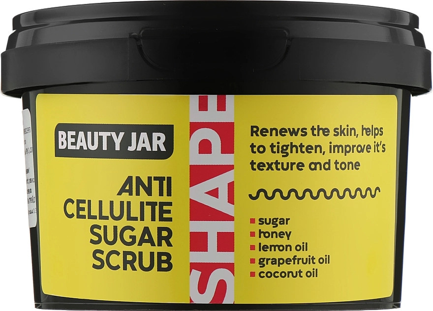 Beauty Jar Антицелюлітний цукровий скраб для тіла Shape Anti-Cellulite Sugar Scrub - фото N1