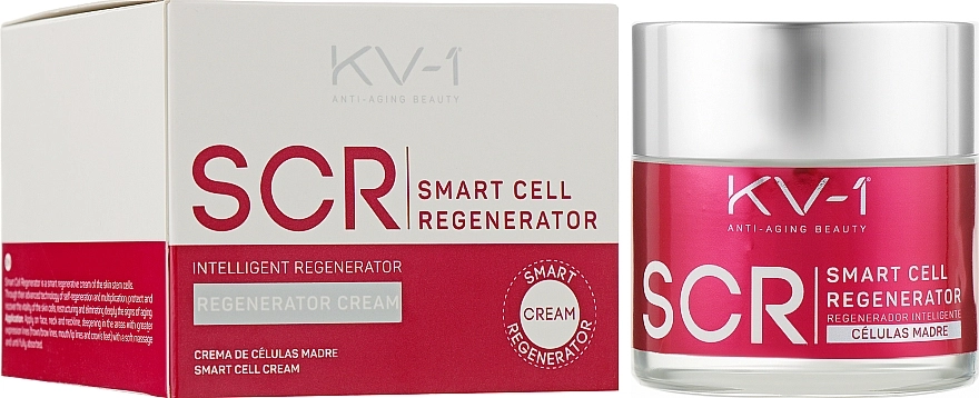 KV-1 Відновлювальний крем для обличчя зі стволовими клітинами SCR Regenerating Cream with Stem Cells - фото N2