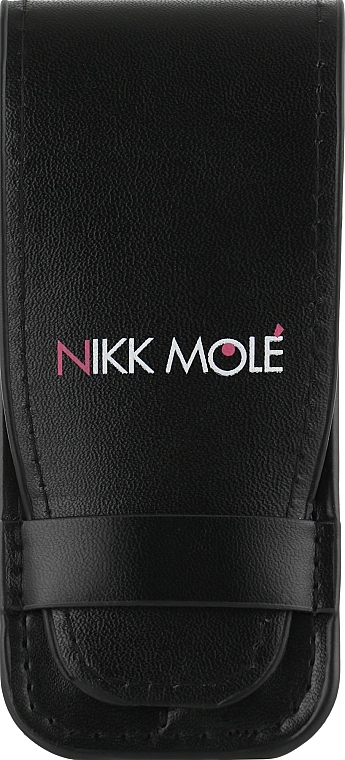 Nikk Mole Набор из 2х розовых пинцетов для бровей в чехле - фото N3