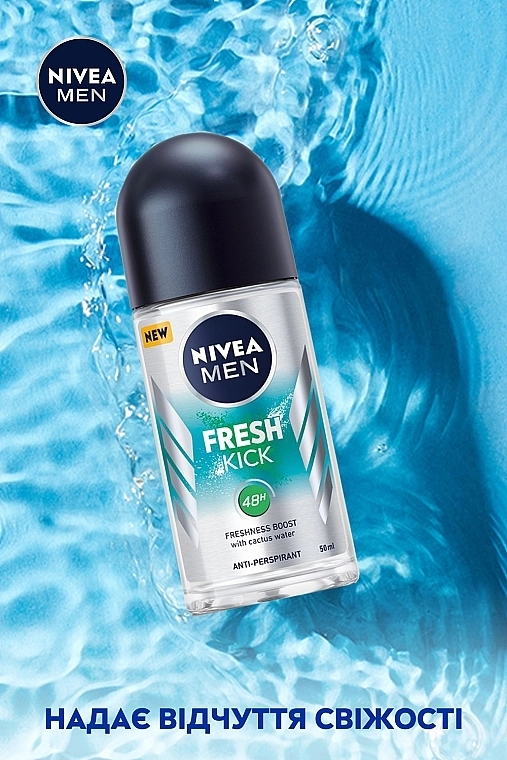 Nivea Антиперспірант MEN Fresh Kick 48H Antiperspirant - фото N5