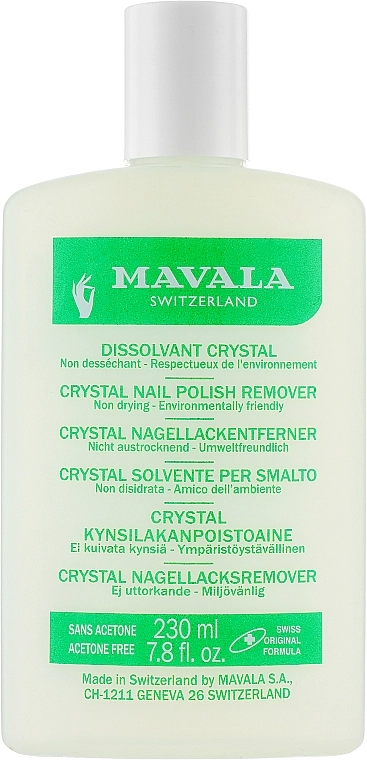 Mavala Эко-жидкость для снятия лака без ацетона Crystal Nail Polish Remover - фото N1