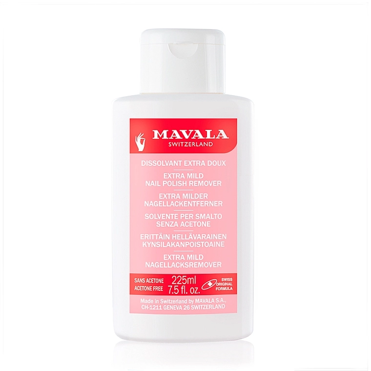 Mavala Профессиональная жидкость для снятия лака без ацетона Extra Mild Nail Polish Remover - фото N1