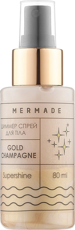 Mermade Шиммер-спрей для тела Gold Champagne - фото N3