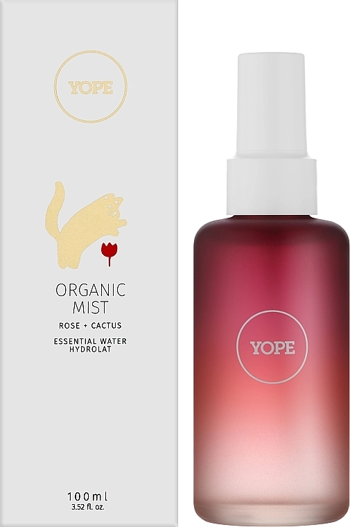 Yope Мист для лица Rose + Cactus Organic Mist - фото N2