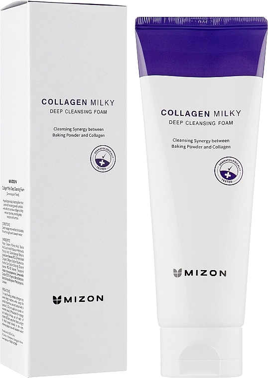 Mizon Глибокоочищувальна пінка з колагеном Collagen Milky Deep Cleansing Foam - фото N2