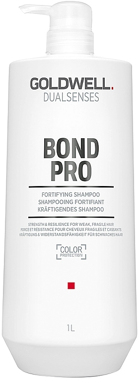 Зміцнювальний шампунь для тонкого й ламкого волосся - Goldwell DualSenses Bond Pro Fortifying Shampoo, 1000 мл - фото N1