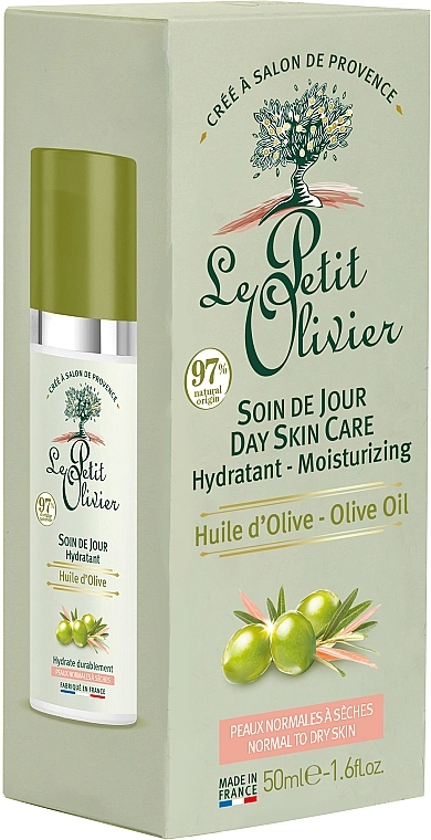 Le Petit Olivier Крем дневной с маслом оливы Face Cares With Olive Oil - фото N2