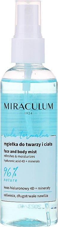 Miraculum Спрей для обличчя й тіла Woda Termalna Face And Body Mist - фото N1