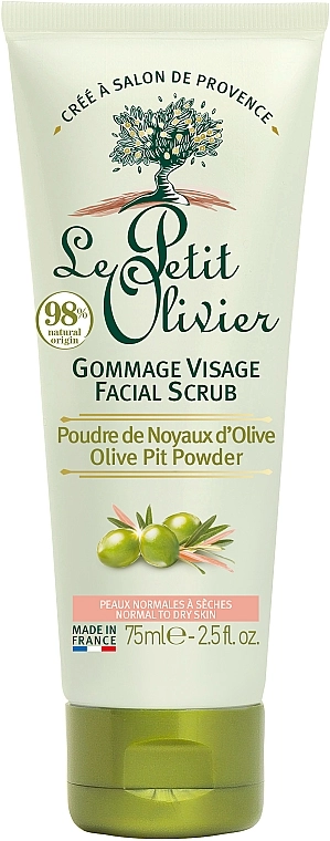 Le Petit Olivier Скраб для лица с маслом оливы Face Cares With Olive Oil - фото N1