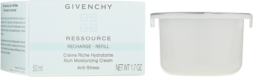 Givenchy Зволожувальний крем для обличчя Ressource Rich Moisturizing Cream Anti-Stress (змінний блок) - фото N2