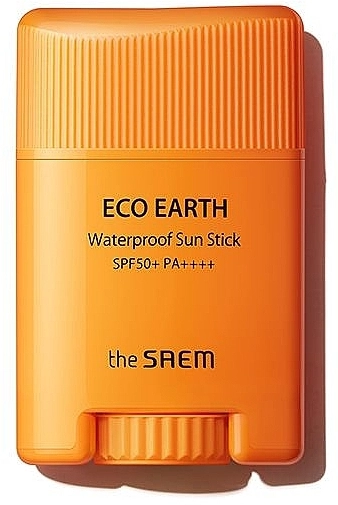 The Saem Водостійкий сонцезахисний стік для обличчя Eco Earth Waterproof Sun Stick SPF50+ PA++++ - фото N1