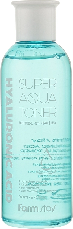 FarmStay Суперувлажняющий тонер с гиалуроновой кислотой FarmStayHyaluronic Acid Super Aqua Toner - фото N1