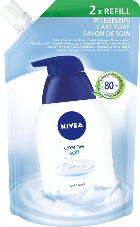 Nivea Крем-мыло жидкое "Нежное увлажнение" Creme Soft - фото N1